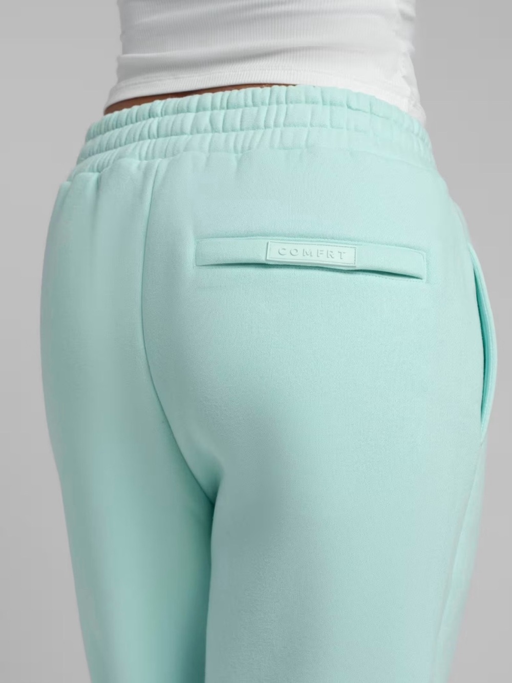 Comfrt Straight Leg Sweatpants, AQUA